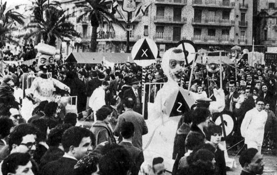 Allegra corsia di Eros Canova - Mascherate di Gruppo - Carnevale di Viareggio 1960