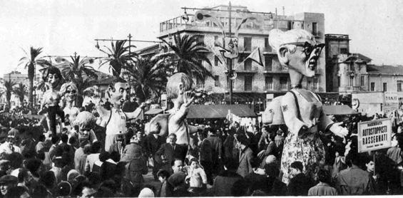 Autostoppisti rassegnati di Fabio Malfatti - Mascherate di Gruppo - Carnevale di Viareggio 1960