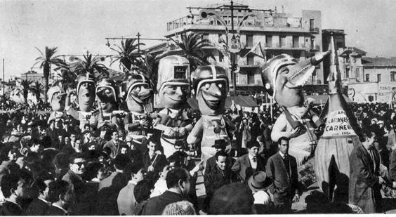 Capo carneval di Angelo Romani - Mascherate di Gruppo - Carnevale di Viareggio 1960