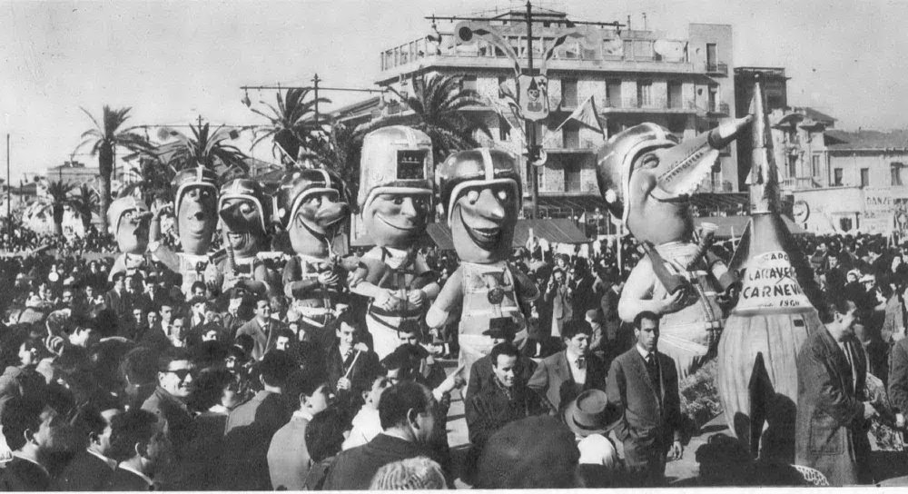 Capo carneval di Angelo Romani - Mascherate di Gruppo - Carnevale di Viareggio 1960