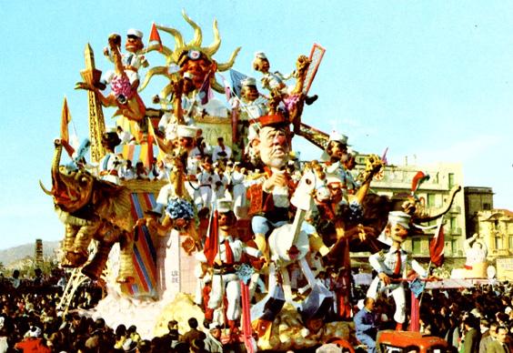 Allegra legione di Nilo Lenci - Carri grandi - Carnevale di Viareggio 1961