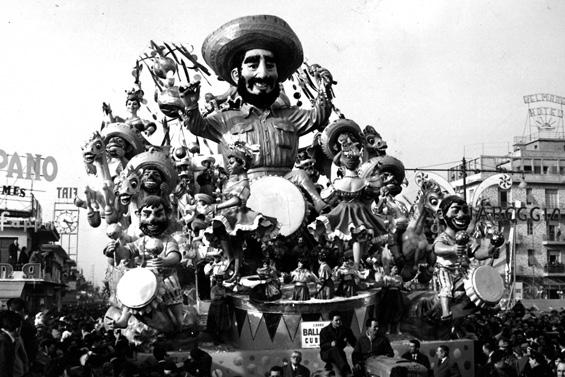 Ballata cubana di Carlo Vannucci - Carri grandi - Carnevale di Viareggio 1961