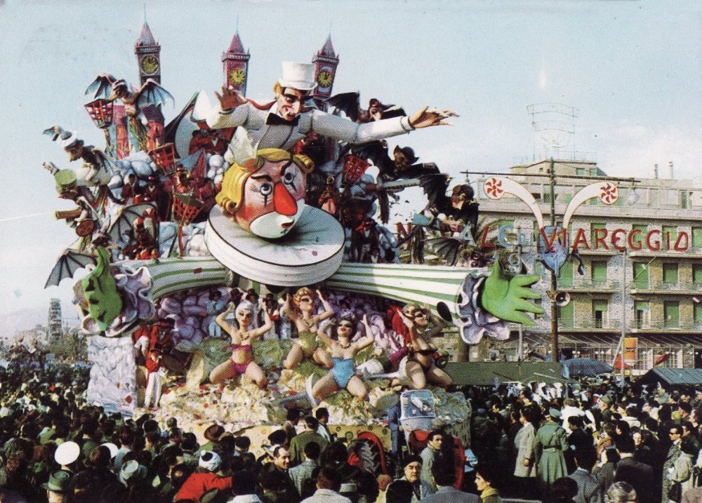 Il vampiro di Carlo Francesconi, Sergio Barsella - Carri grandi - Carnevale di Viareggio 1961