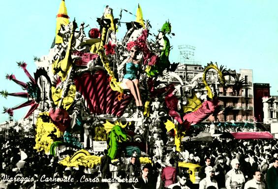 Appuntamento con Venere di Alfredo Pardini - Carri grandi - Carnevale di Viareggio 1962