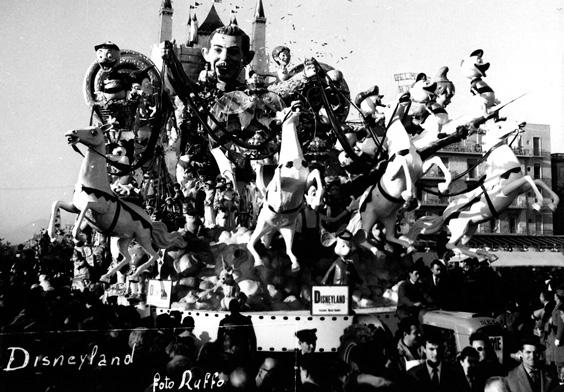 Disneyland di Ademaro Musetti - Carri grandi - Carnevale di Viareggio 1962