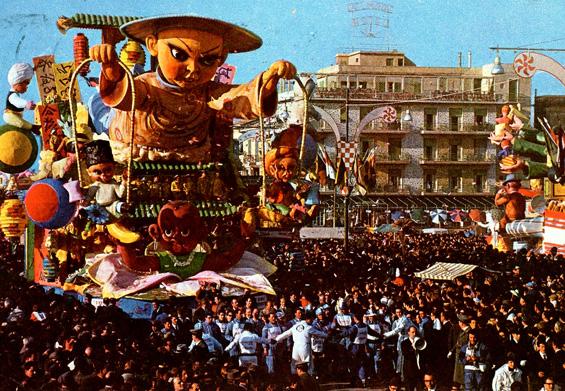 I bimbi ci guardano di Carlo Francesconi e Sergio Barsella - Carri grandi - Carnevale di Viareggio 1962