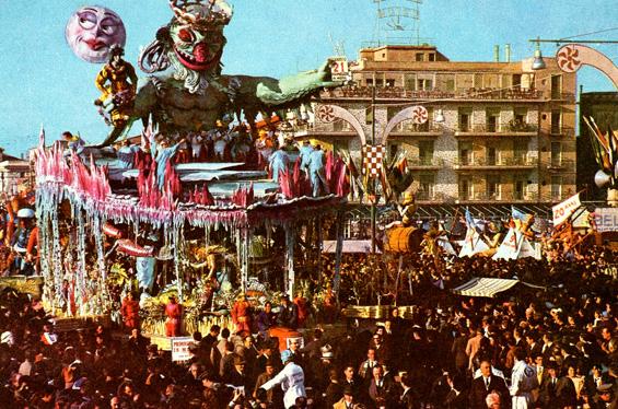 Primavera in mare di Sergio Baroni - Carri grandi - Carnevale di Viareggio 1962