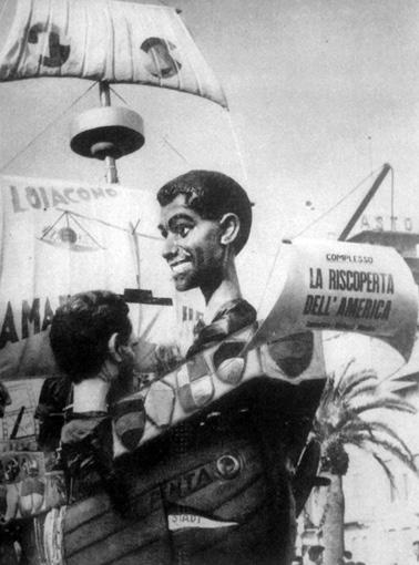 La riscoperta dell’America di Amedeo Mallegni - Complessi mascherati - Carnevale di Viareggio 1963