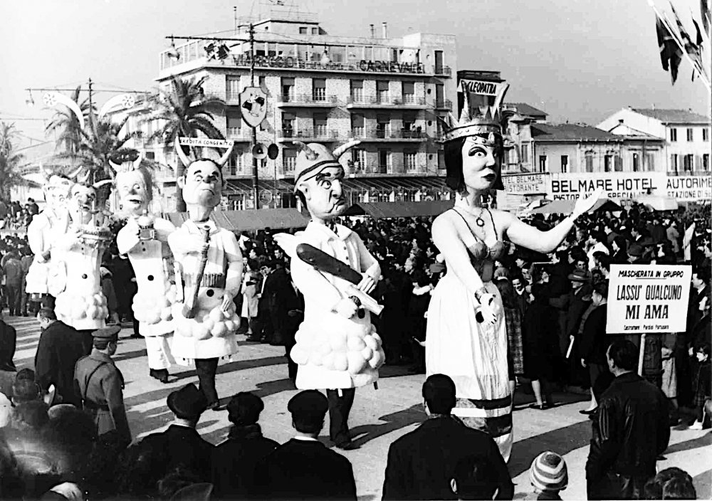 Lassù qualcuno mi ama di Fortunato Pardini - Mascherate di Gruppo - Carnevale di Viareggio 1963