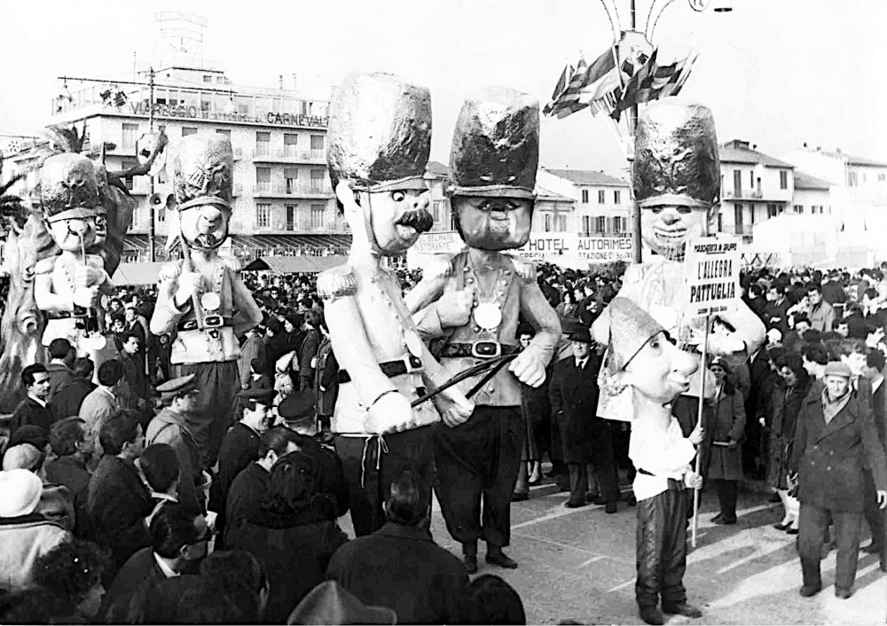 L’allegra pattuglia di Davino Barsella - Mascherate di Gruppo - Carnevale di Viareggio 1963