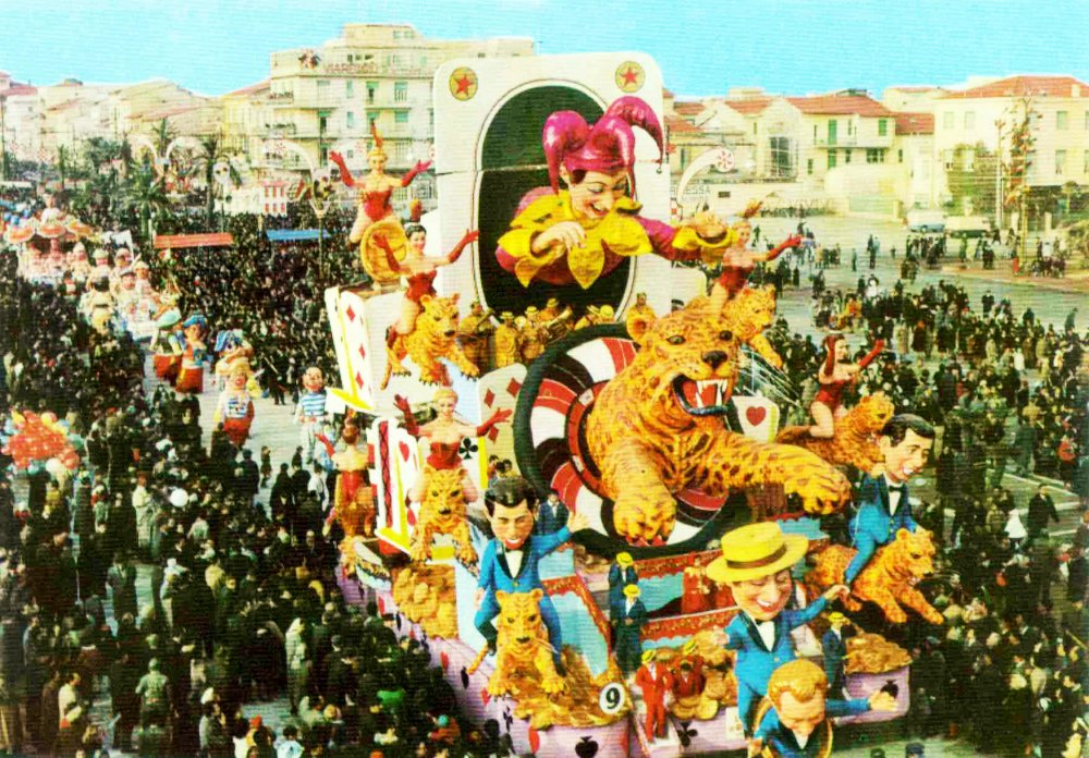 L’amico del giaguaro di Carlo Vannucci - Carri grandi - Carnevale di Viareggio 1963