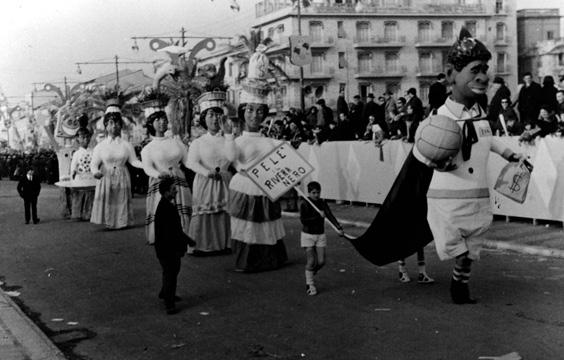 Fiesta a Pelè di Fabio Romani - Mascherate di Gruppo - Carnevale di Viareggio 1964