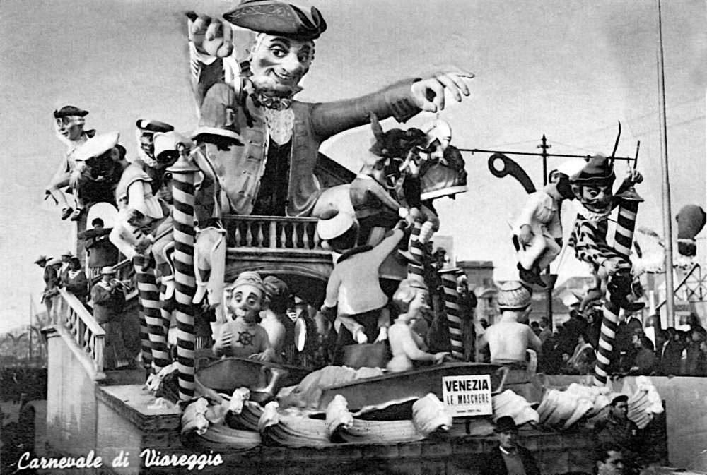 Le maschere di Renato Galli - Carri grandi - Carnevale di Viareggio 1964