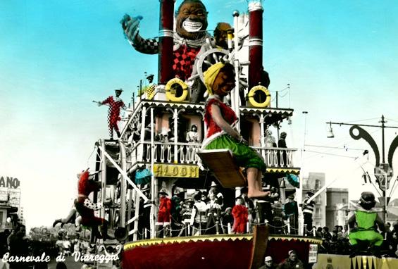 Show boat di Arnaldo Galli - Carri grandi - Carnevale di Viareggio 1964