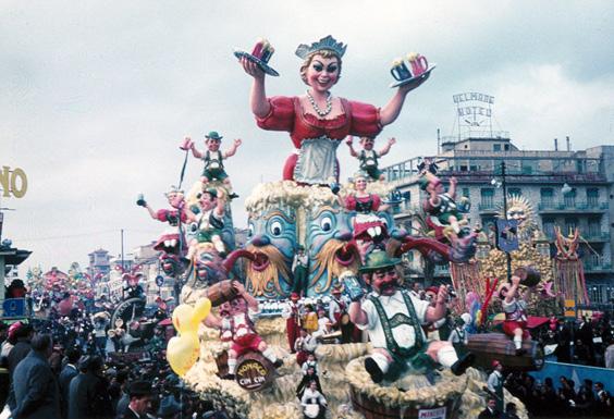 Zum Wohl di Carlo Vannucci - Carri grandi - Carnevale di Viareggio 1964