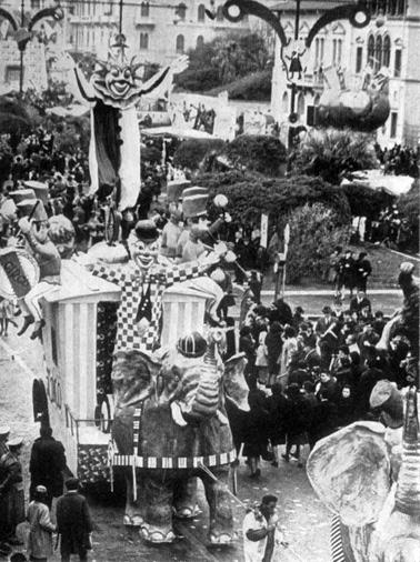 Arriva il circo di Vittorio Lippi - Complessi mascherati - Carnevale di Viareggio 1965