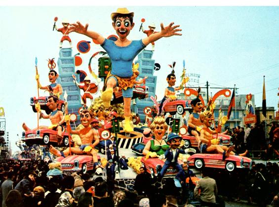 Giungla d’asfalto di Carlo Vannucci - Carri grandi - Carnevale di Viareggio 1965