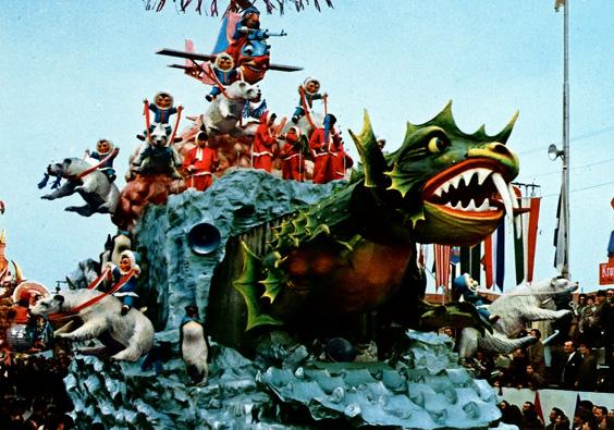 Il risveglio del drago di Antonio D’Arliano - Complessi mascherati - Carnevale di Viareggio 1965