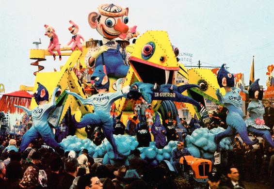 Scacciapensieri di Sergio Baroni - Carri grandi - Carnevale di Viareggio 1965