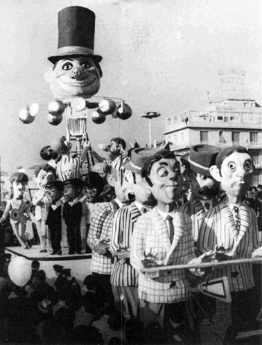 La cuccagna ovvero la via del successo di Vittorio Lippi - Complessi mascherati - Carnevale di Viareggio 1966