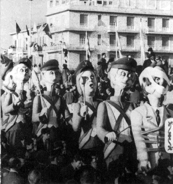 La ronda delle suocere di Fortunato Pardini - Mascherate di Gruppo - Carnevale di Viareggio 1966