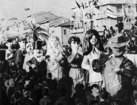 Per un pugno di dollari di Davino Barsella - Mascherate di Gruppo - Carnevale di Viareggio 1966