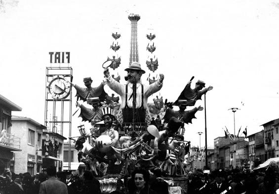 Un consiglio per Maigret di Carlo Vannucci - Carri grandi - Carnevale di Viareggio 1966