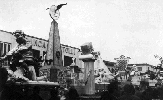 Monumenti celebri di Amedeo Mallegni - Complessi mascherati - Carnevale di Viareggio 1967