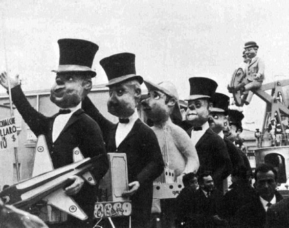 Per qualche dollaro in più di Davino Barsella - Mascherate di Gruppo - Carnevale di Viareggio 1967