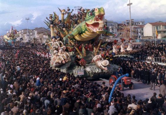 Africa addio di Carlo Francesconi, Sergio Barsella - Carri grandi - Carnevale di Viareggio 1968