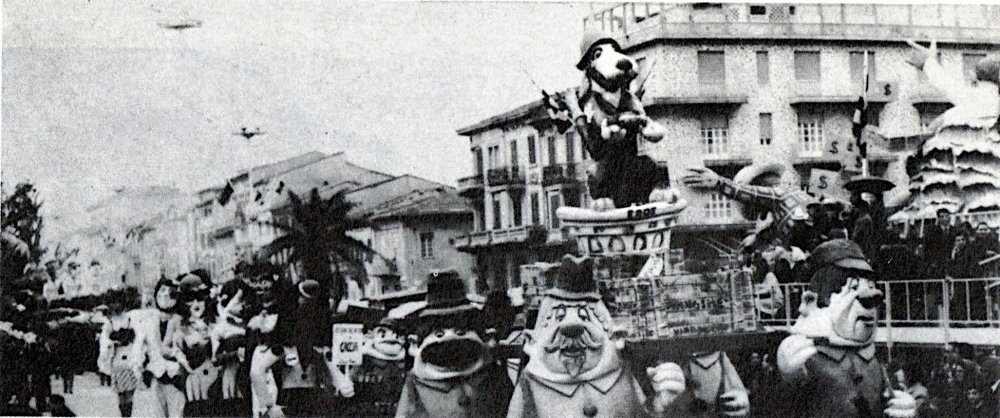 Apertura di caccia di Angelo Romani - Mascherate di Gruppo - Carnevale di Viareggio 1968