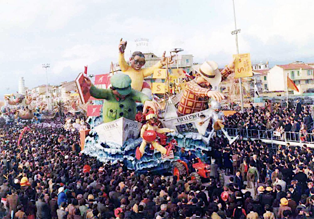 Paese che vai libretto che trovi di Silvano Avanzini - Carri grandi - Carnevale di Viareggio 1968