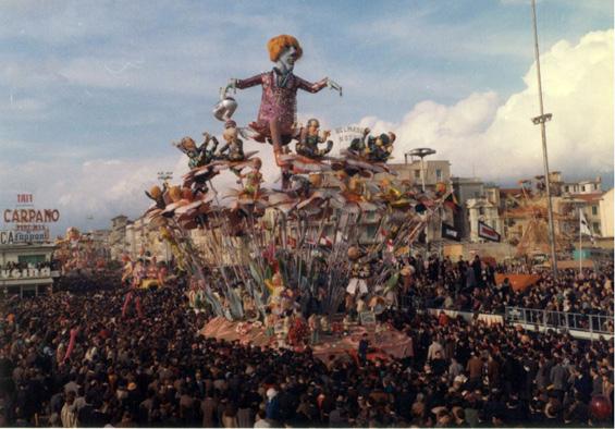 Quel mazzolin di fiori di Arnaldo Galli - Carri grandi - Carnevale di Viareggio 1968