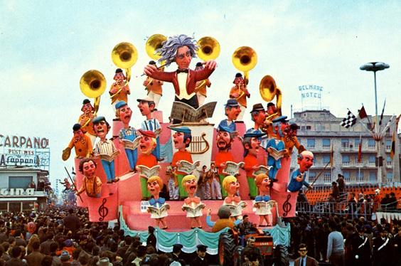 Allegretto ma non troppo di Renato Galli - Carri grandi - Carnevale di Viareggio 1969