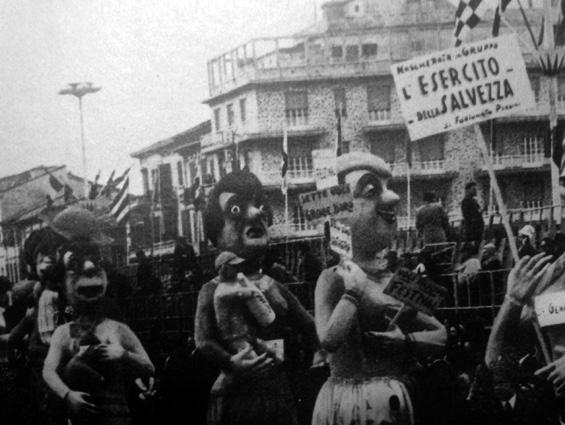 L’esercito della salvezza di Fortunato Pardini - Mascherate di Gruppo - Carnevale di Viareggio 1969