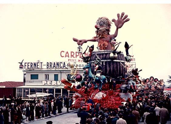 Questo pazzo, pazzo mondo di Oreste Lazzari - Carri grandi - Carnevale di Viareggio 1969