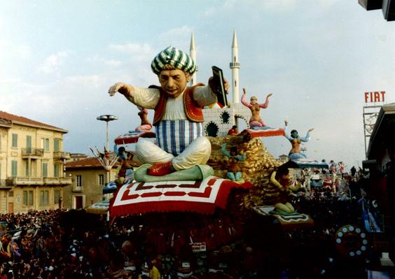Ha scelto la libertà di Silvano Avanzini - Carri grandi - Carnevale di Viareggio 1970