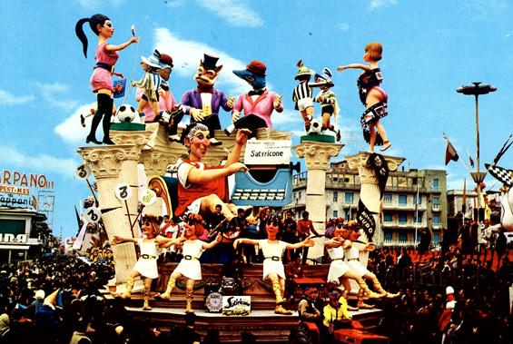Il satiricone di Renato Galli - Carri grandi - Carnevale di Viareggio 1970