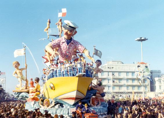 Salpa chi può di Renato Galli - Carri grandi - Carnevale di Viareggio 1971