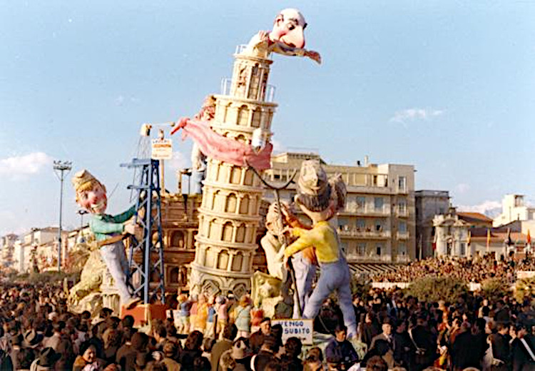 Parole, parole, parole di Renato Verlanti e Giuseppe Palmerini - Complessi mascherati - Carnevale di Viareggio 1973