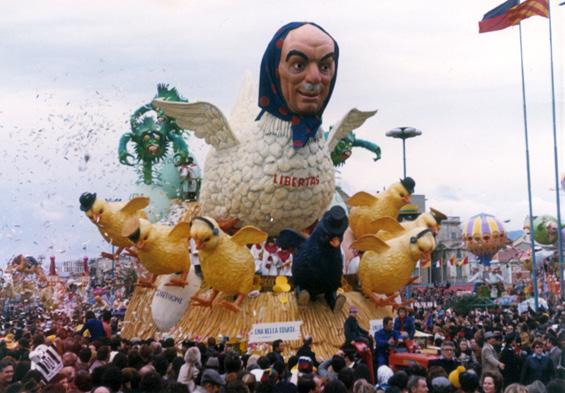 Una bella covata di Silvano Avanzini - Carri grandi - Carnevale di Viareggio 1974
