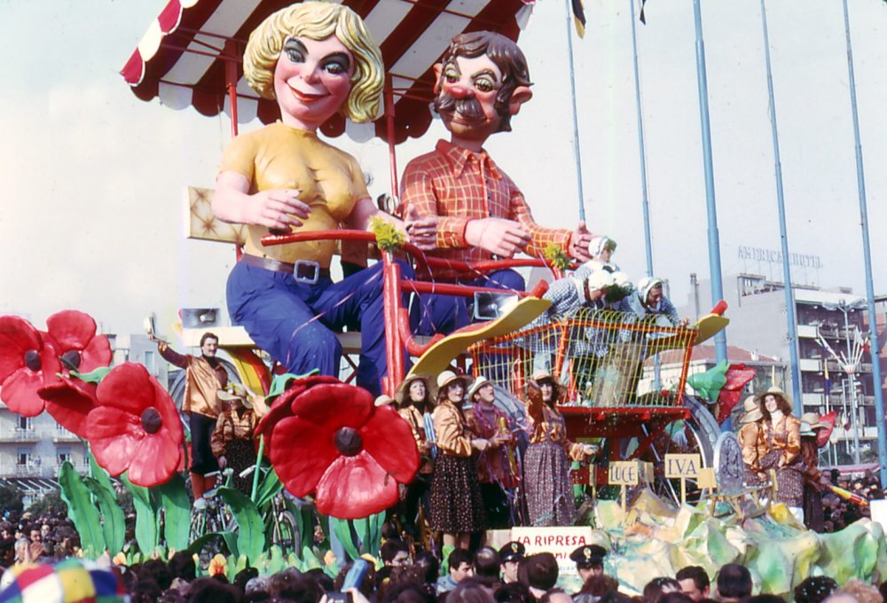 La ripresa economica di Renato Verlanti - Carri piccoli - Carnevale di Viareggio 1976