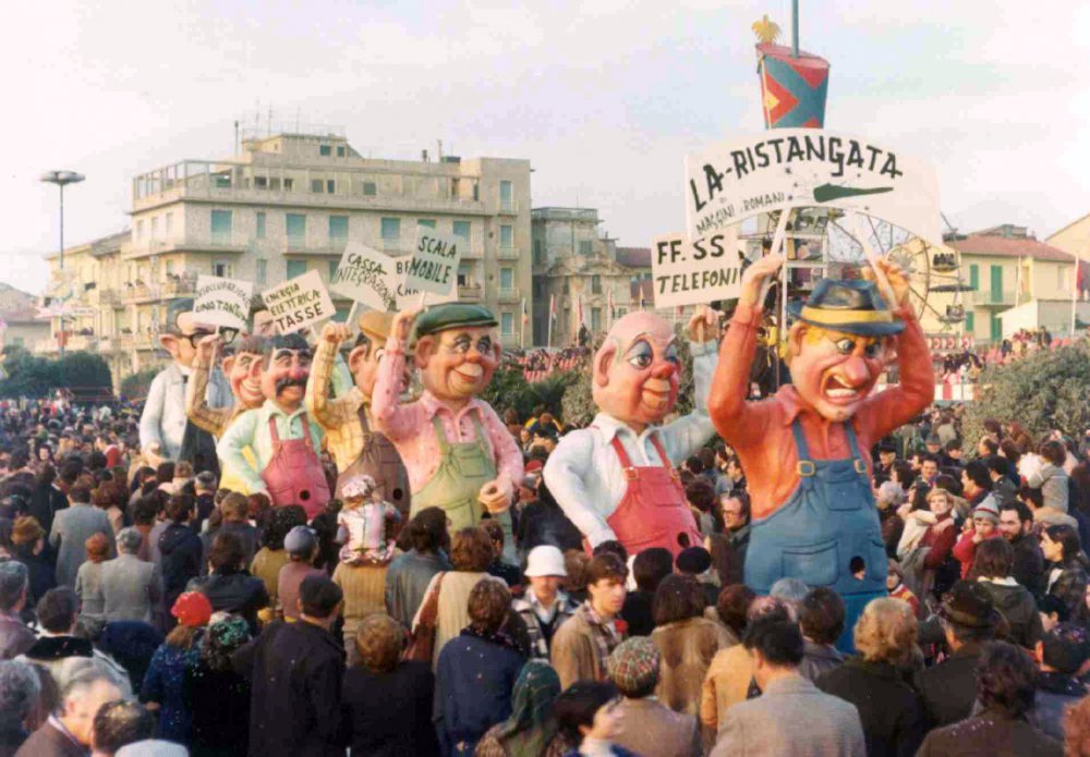 La ristangata di Angelo Romani, Giovanni Maggini - Mascherate di Gruppo - Carnevale di Viareggio 1977