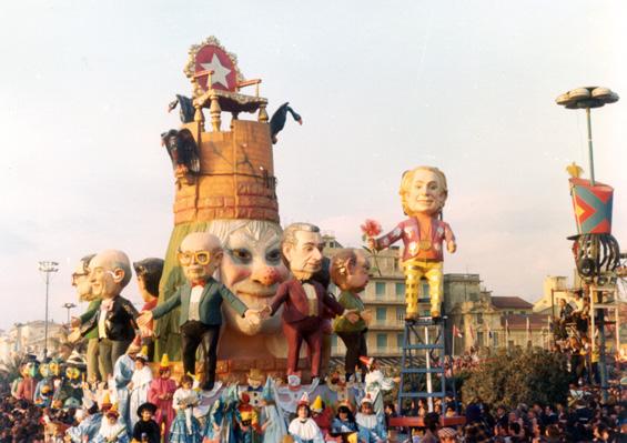 La scalata di Ademaro Musetti - Carri piccoli - Carnevale di Viareggio 1977