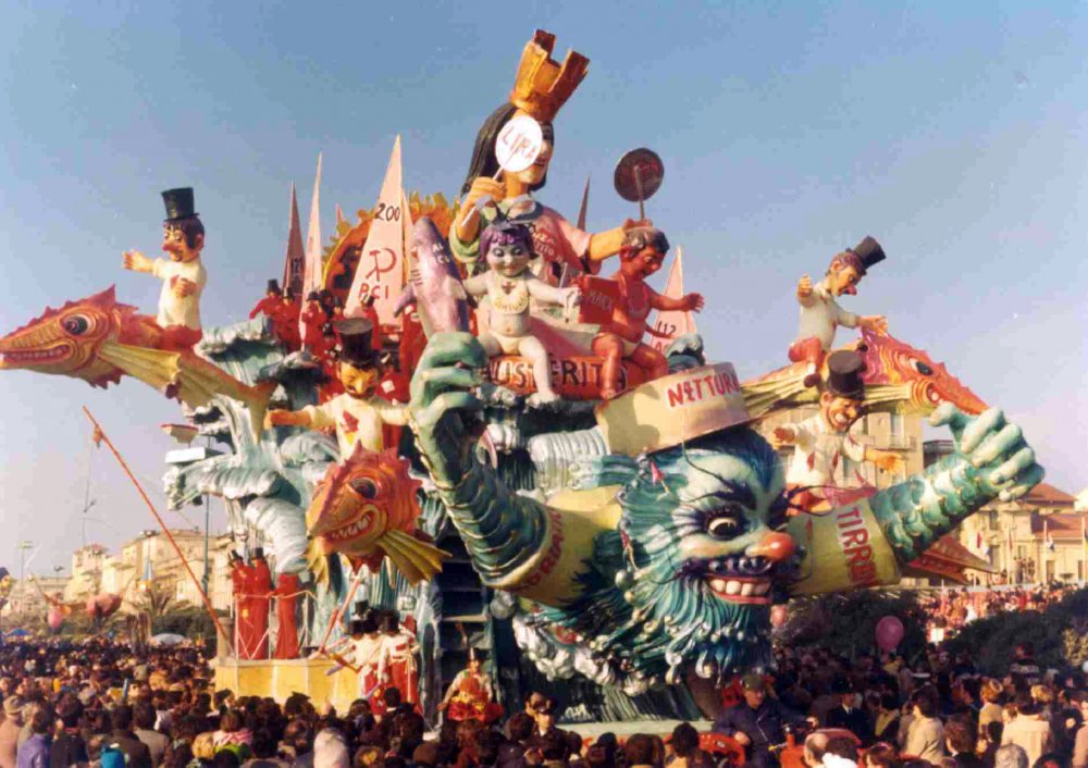 Lietissimo evento di Nilo Lenci - Carri grandi - Carnevale di Viareggio 1977