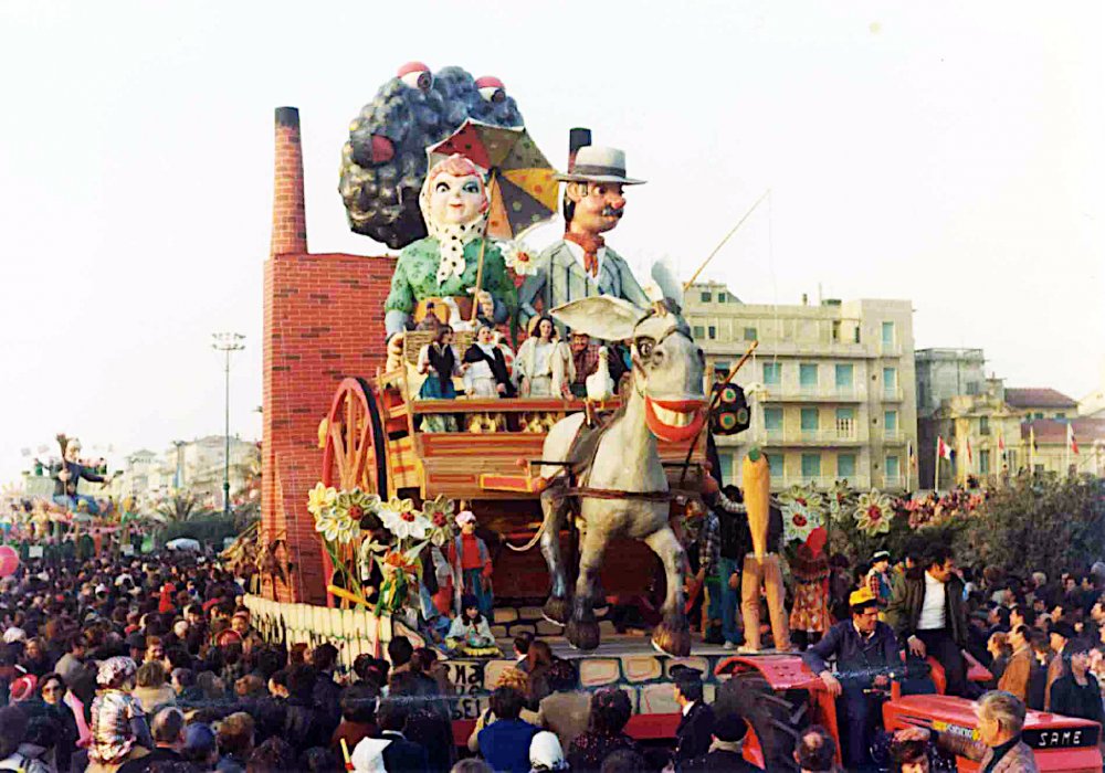 Torna al tuo paesello di Davino Barsella - Carri piccoli - Carnevale di Viareggio 1977