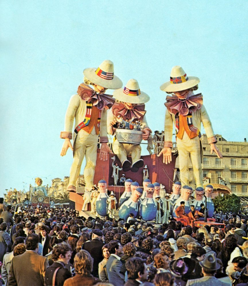 Giochi di potere di Raffaello Giunta - Carri grandi - Carnevale di Viareggio 1978