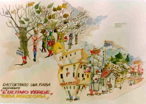 Barbapapà di Angelo Romani, Giovanni Pardini - Mascherate di Gruppo - Carnevale di Viareggio 1979