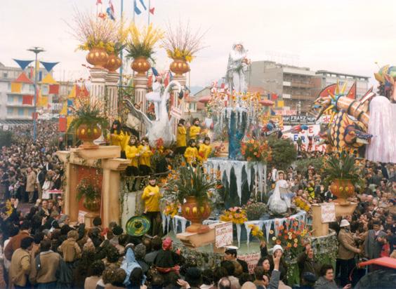 Il giardino dei fiori di Rione Migliarina - Fuori Concorso - Carnevale di Viareggio 1979