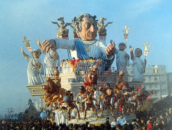 Fiat voluntas tua di Silvano Avanzini - Carri grandi - Carnevale di Viareggio 1980